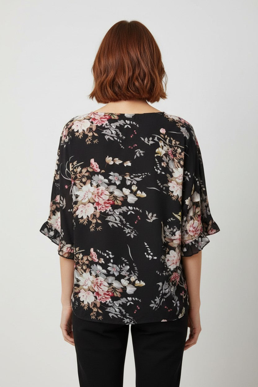 Shein Curve Damen Top Schwarz Größe 2XL