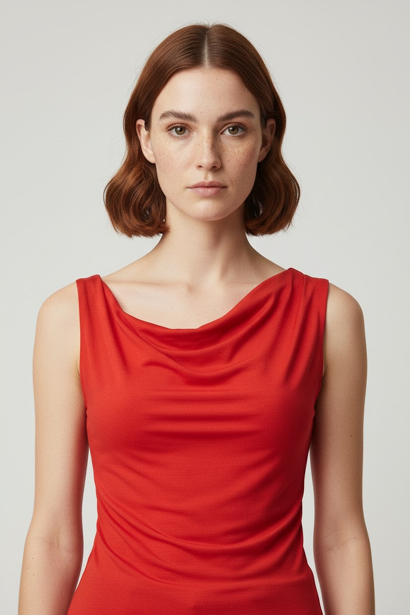 Stradivarius Damen Top Rot Größe S