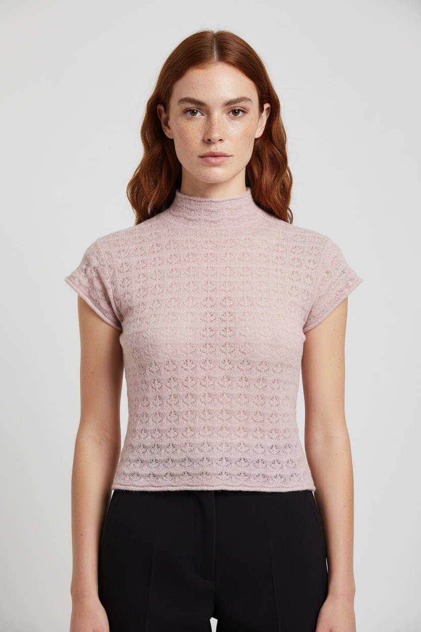 Zara Damen Top Pink Größe S