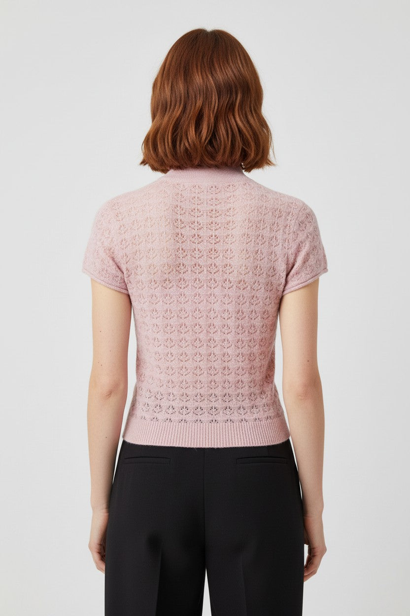 Zara Damen Top Pink Größe S