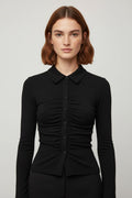 Bik Bok Damen Top Schwarz Größe XS