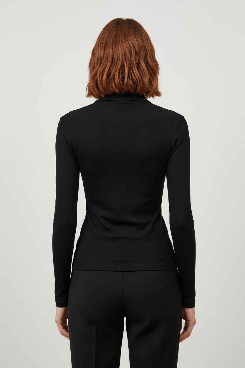 Bik Bok Damen Top Schwarz Größe XS