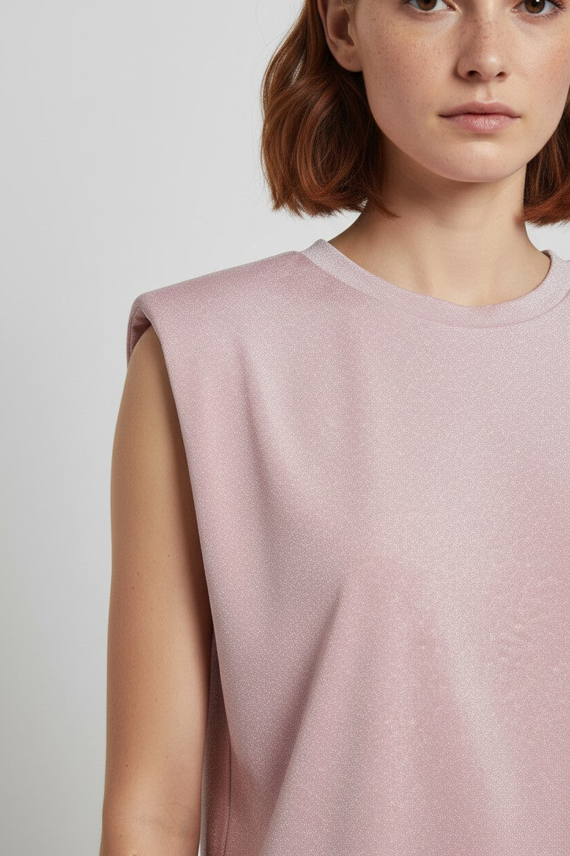 Coster Copenhagen Damen Top Pink Größe L