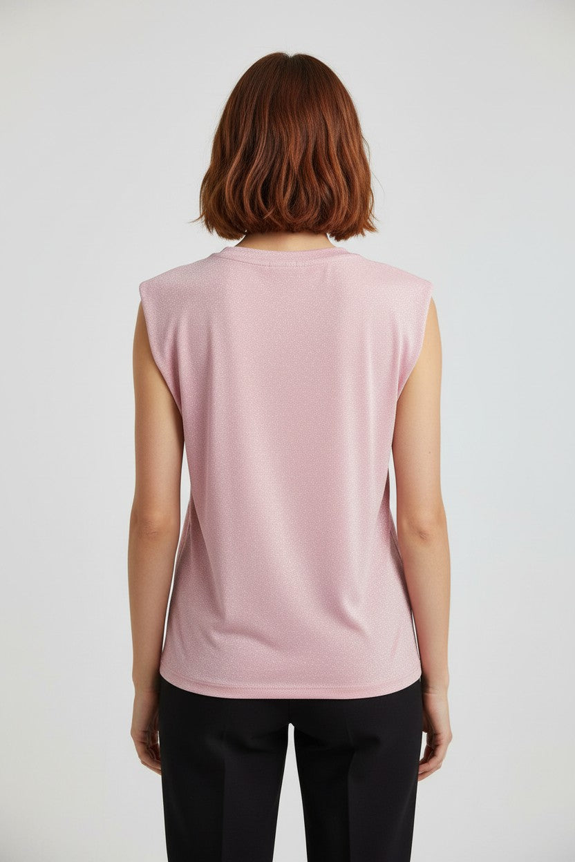 Coster Copenhagen Damen Top Pink Größe L