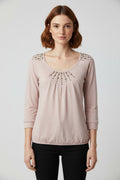 ESPRIT Damen Top Beige Größe XS