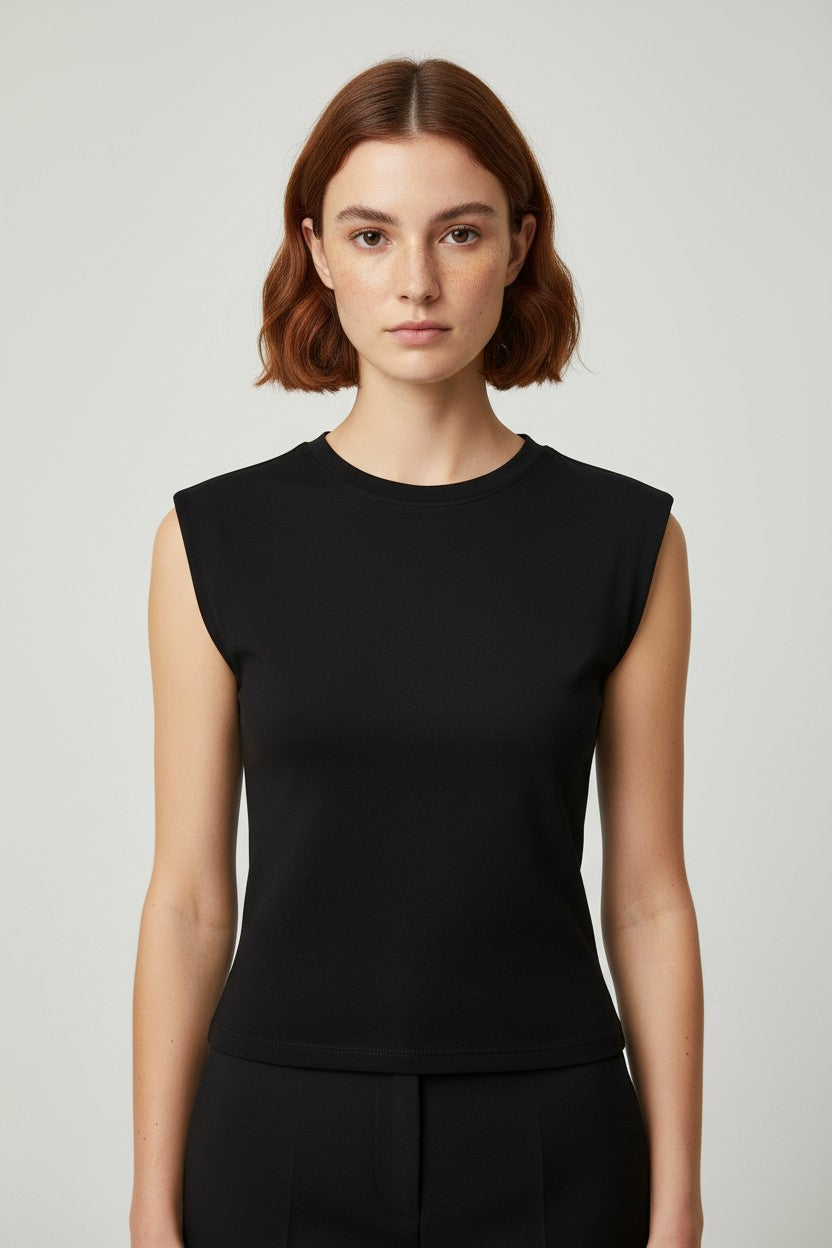 Even & Odd Damen Top Schwarz Größe XS