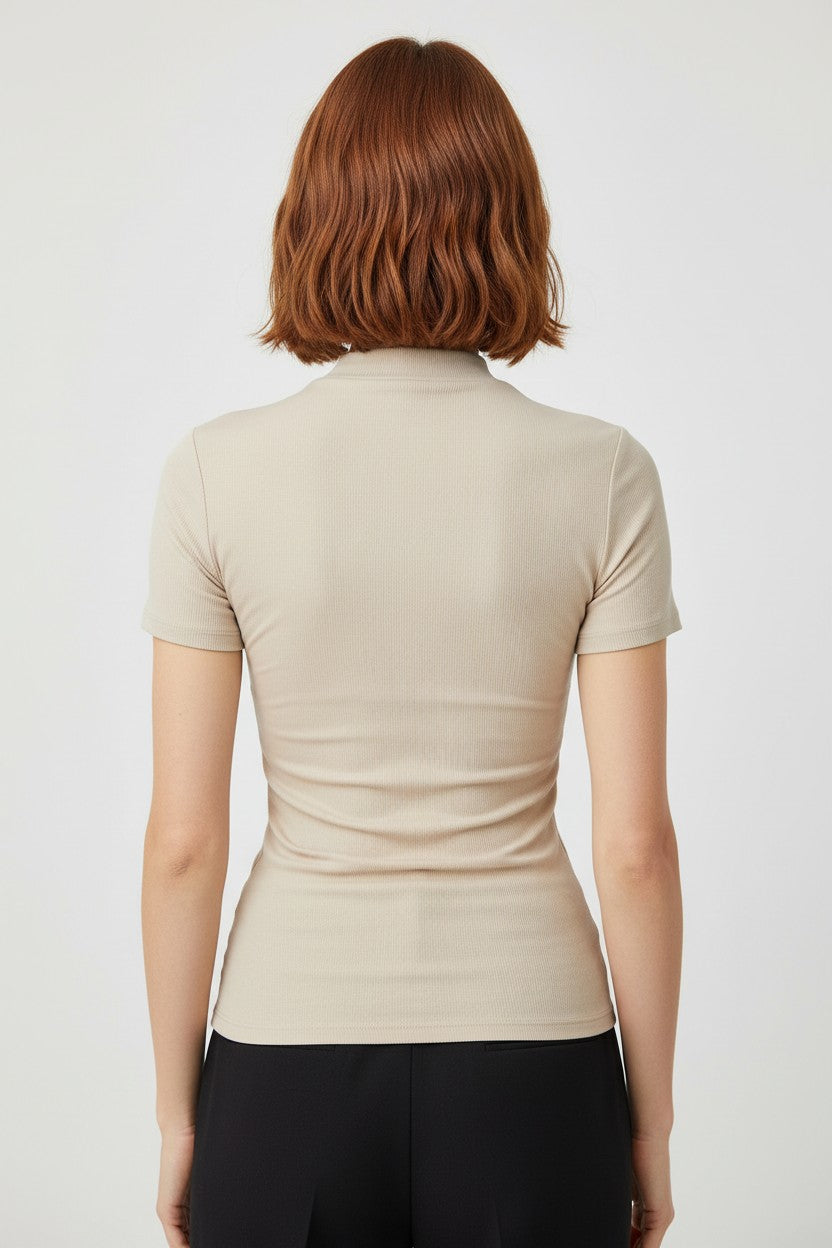 Guess Damen Top Beige Größe S