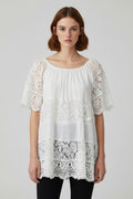 Guess Damen Top Weiß Größe XS