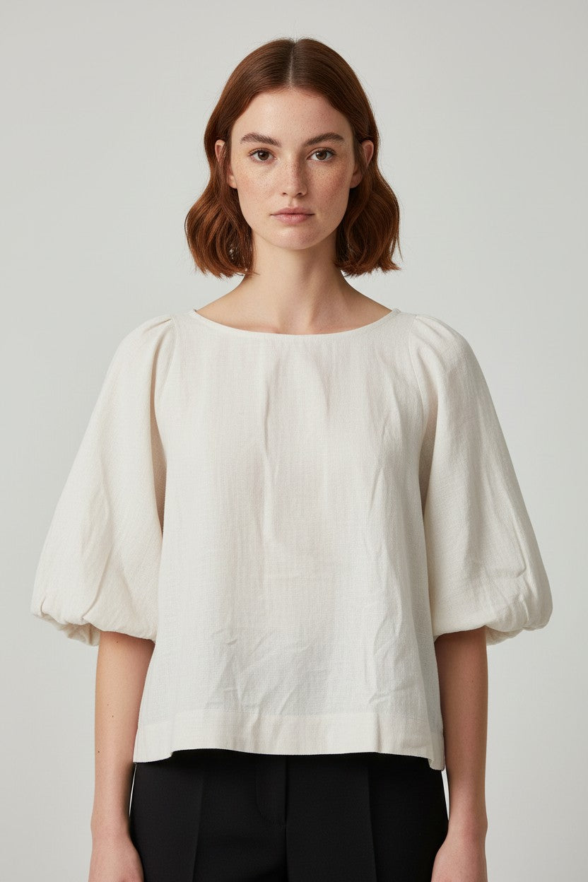 H&M Damen Top Beige Größe XL