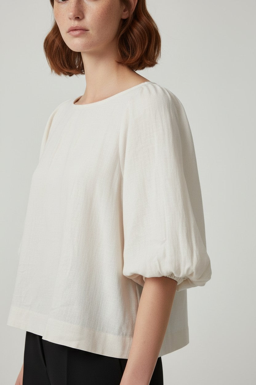 H&M Damen Top Beige Größe XL