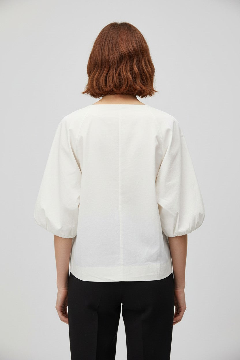 H&M Damen Top Beige Größe XL