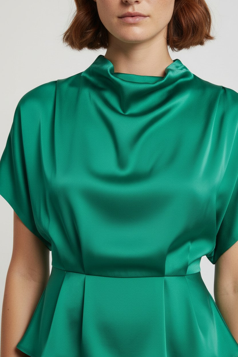 H&M Modern Classic Damen Top Grün Größe S