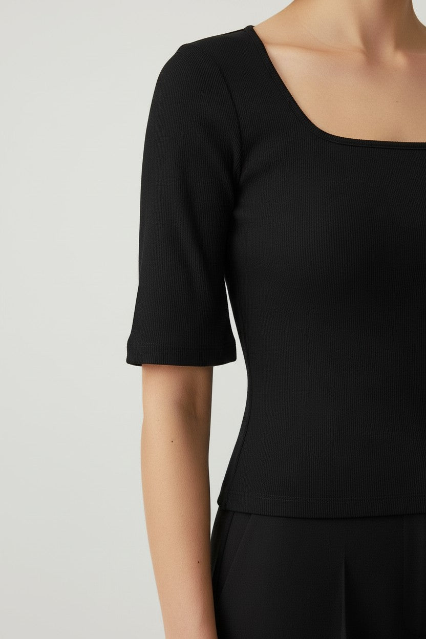 Halara Damen Top Schwarz Größe M