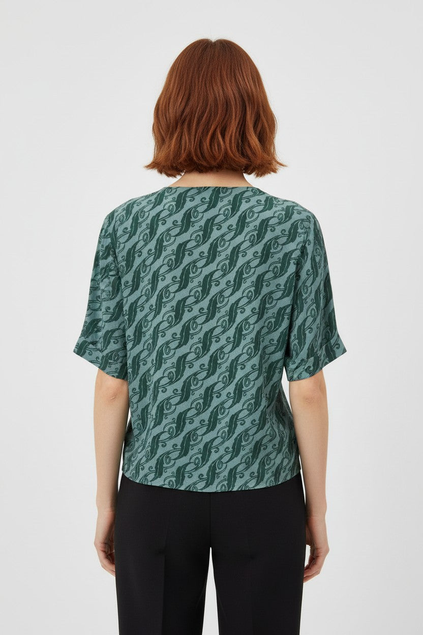 Lord of the Rings Damen Top Grün Größe S