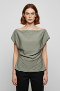 Mango Damen Top Grün Größe L