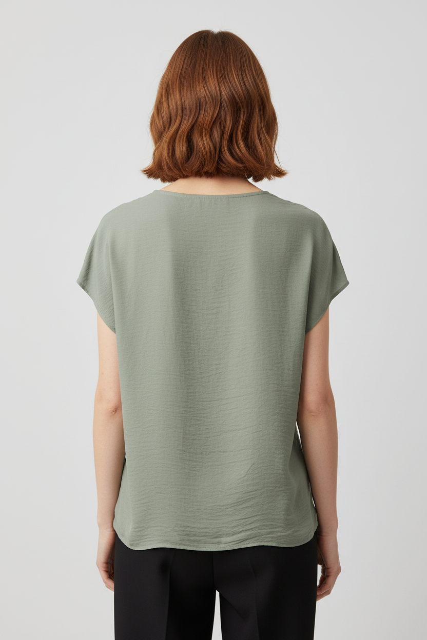 Mango Damen Top Grün Größe L