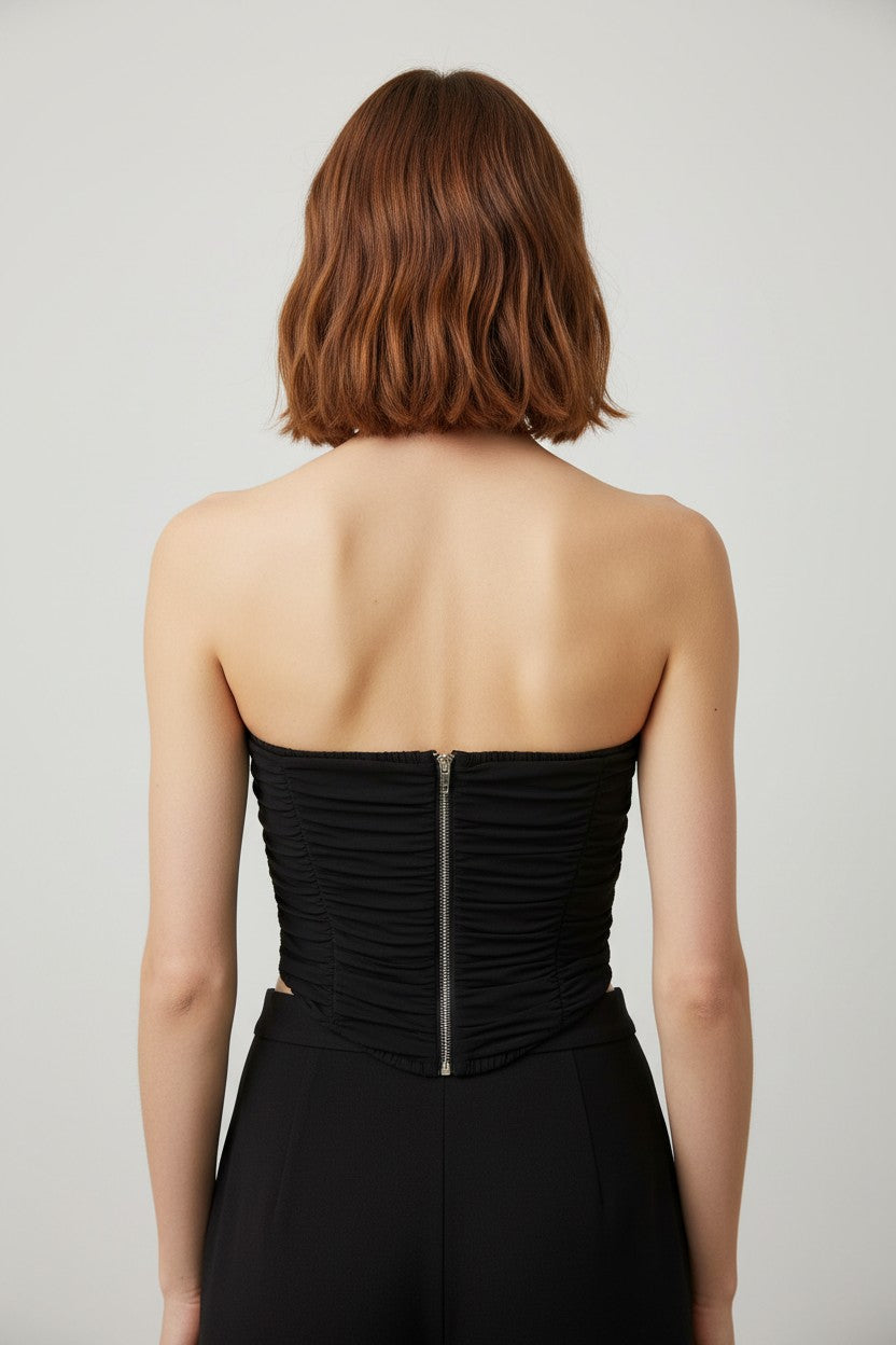 Marthea Damen Top Schwarz Größe XL