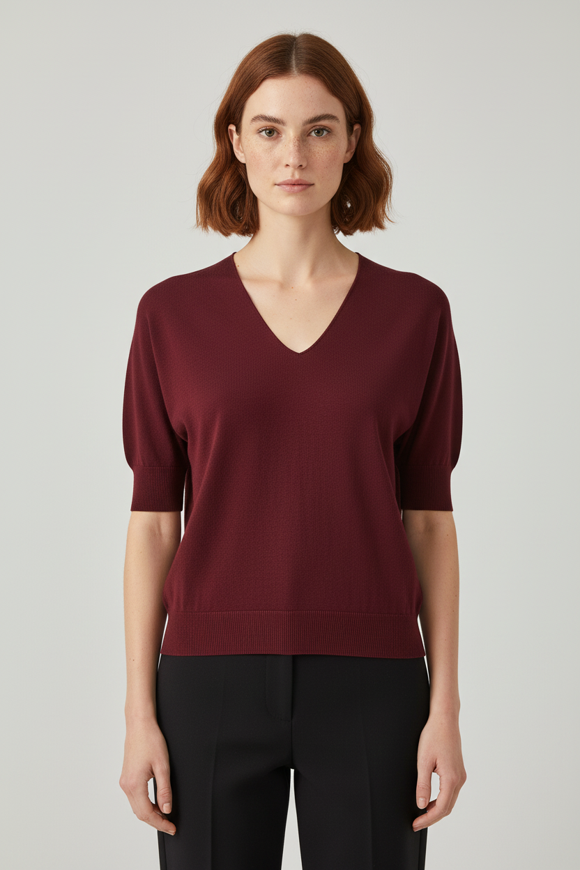 Massimo Dutti Damen Top Lila Größe S