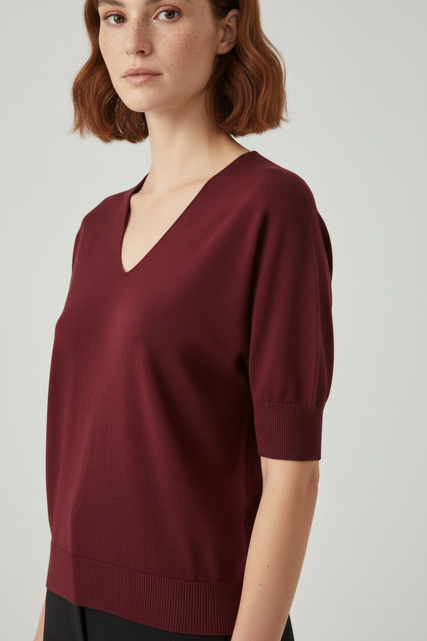 Massimo Dutti Damen Top Lila Größe S
