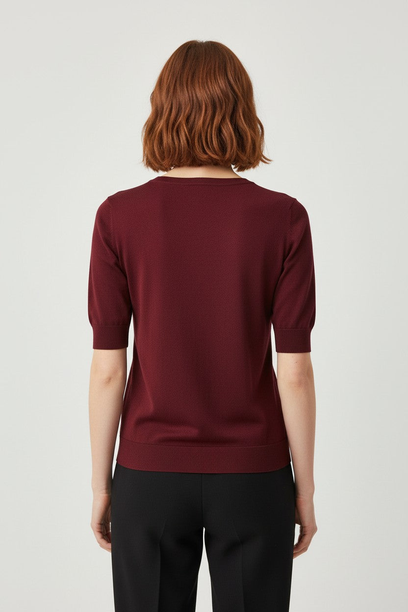 Massimo Dutti Damen Top Lila Größe S