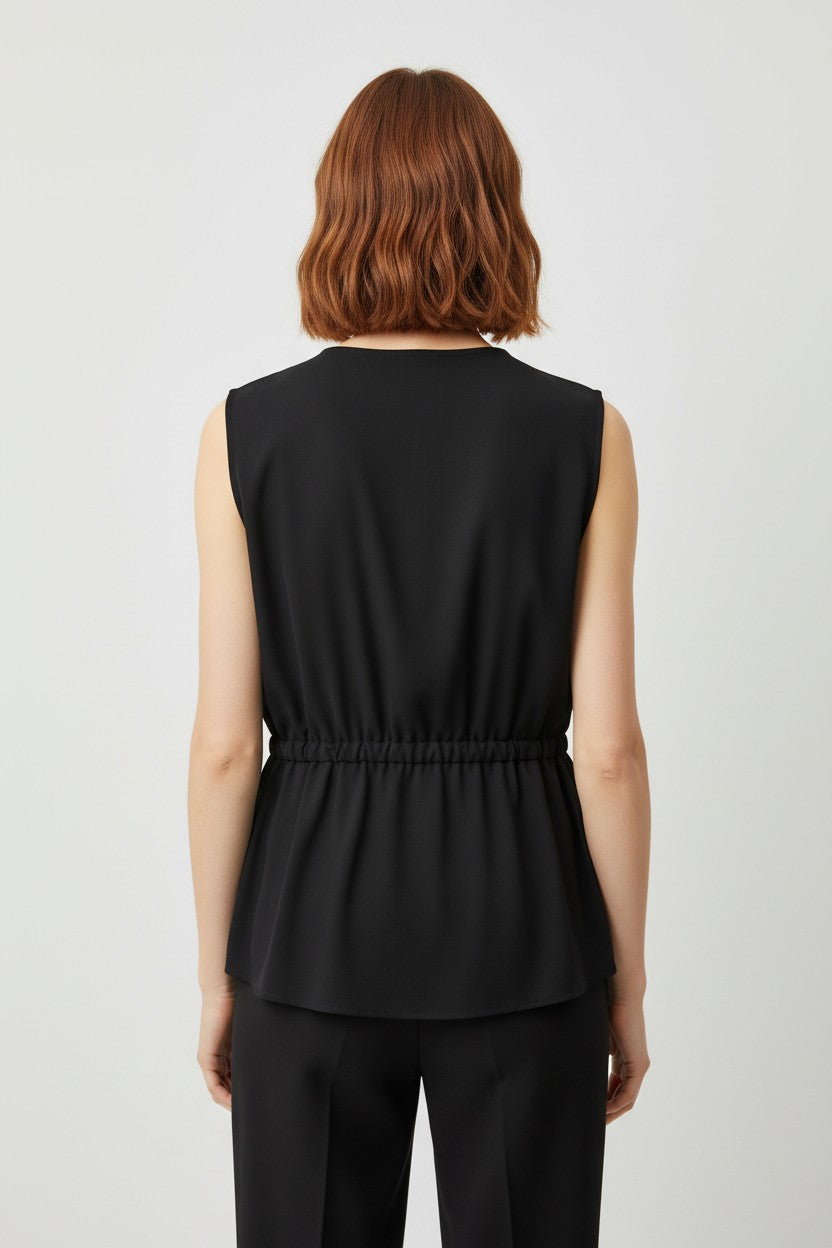 Shein Curve Damen Top Schwarz Größe 2XL