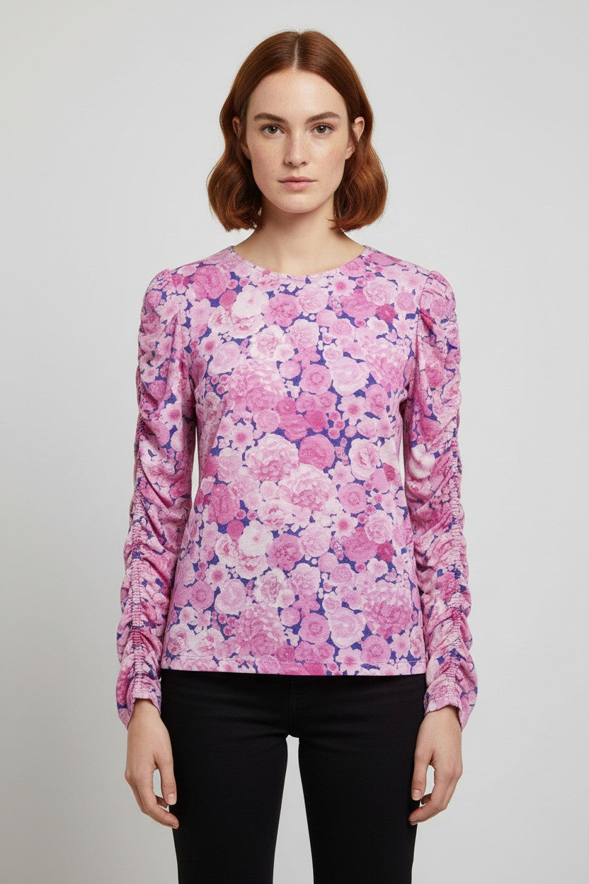 Stine Goya Damen Top Pink Blau Größe XL