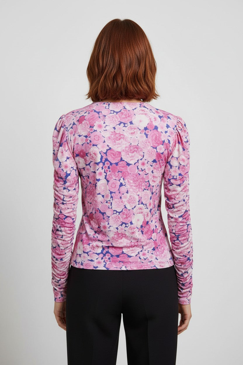 Stine Goya Damen Top Pink Blau Größe XL