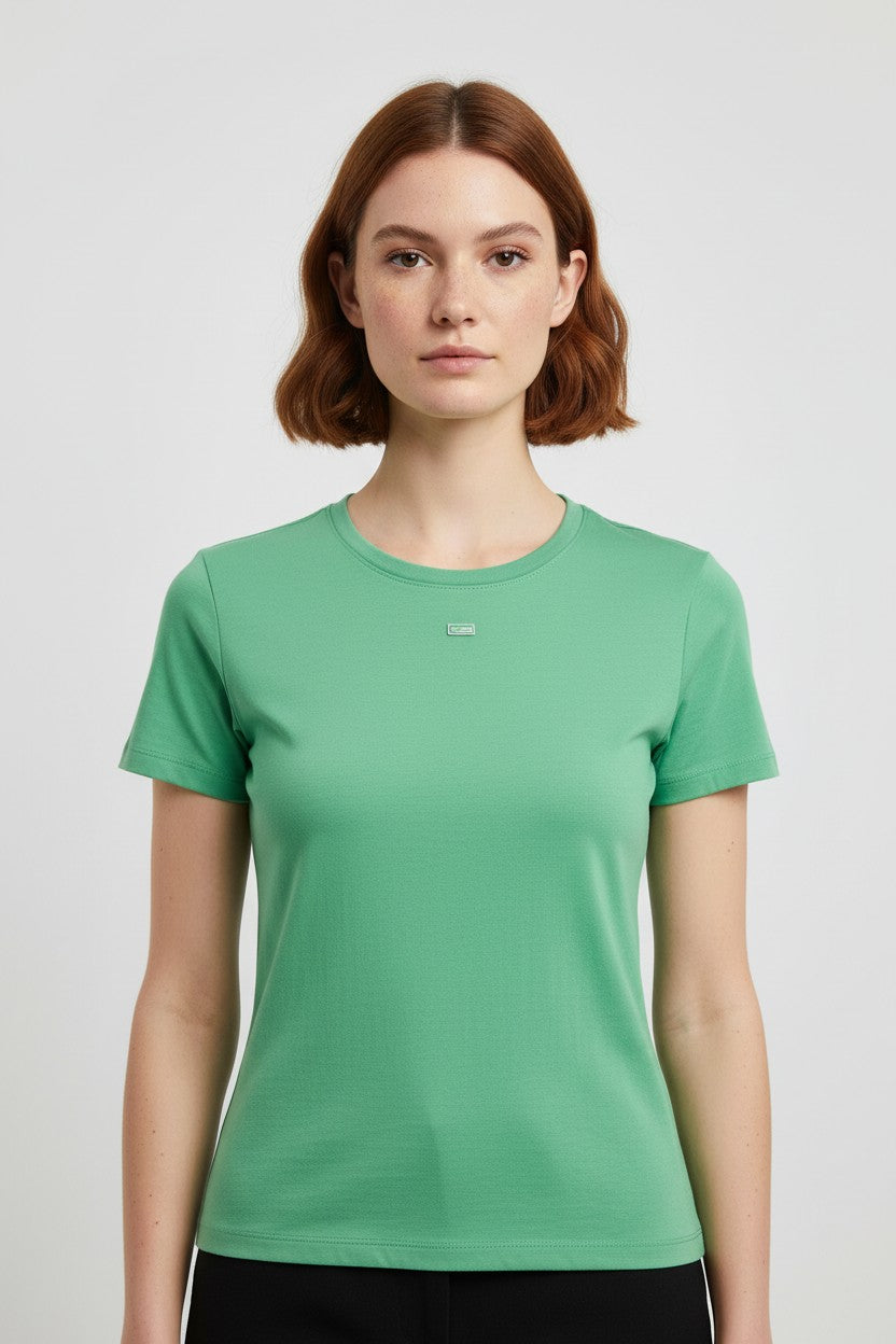 Tommy Hilfiger Jeans Damen Top Grün Größe S