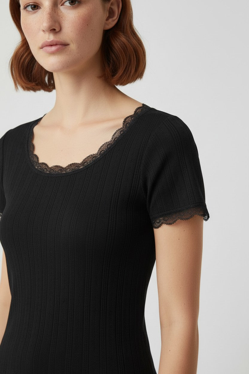 Urban Outfitters Damen Top Schwarz Größe XL