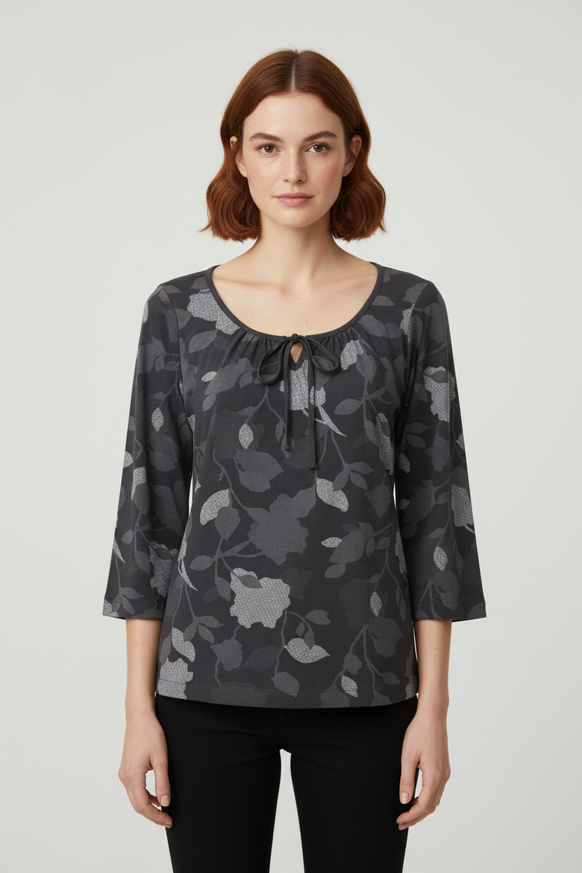 ESPRIT Damen Top Grau Größe XXL