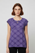 ESPRIT Damen Top Lila Größe XL