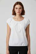 ESPRIT Damen Top Weiß Größe M