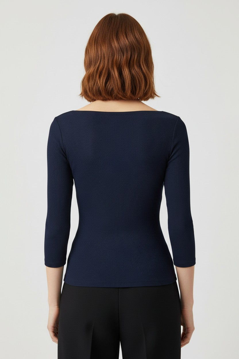 Guess Damen Top Blau Größe XS