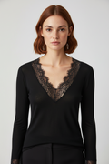 Intimissimi Damen Top Schwarz Größe L