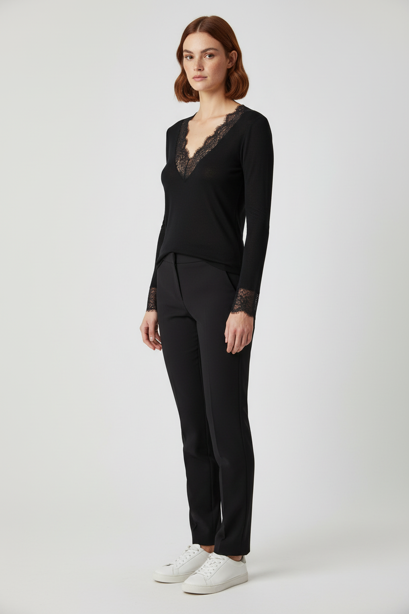 Intimissimi Damen Top Schwarz Größe L