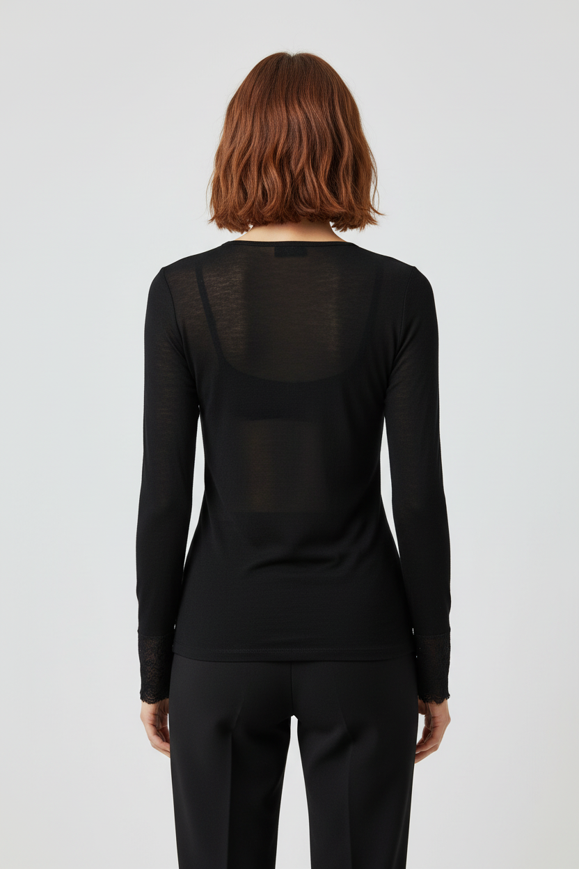 Intimissimi Damen Top Schwarz Größe L