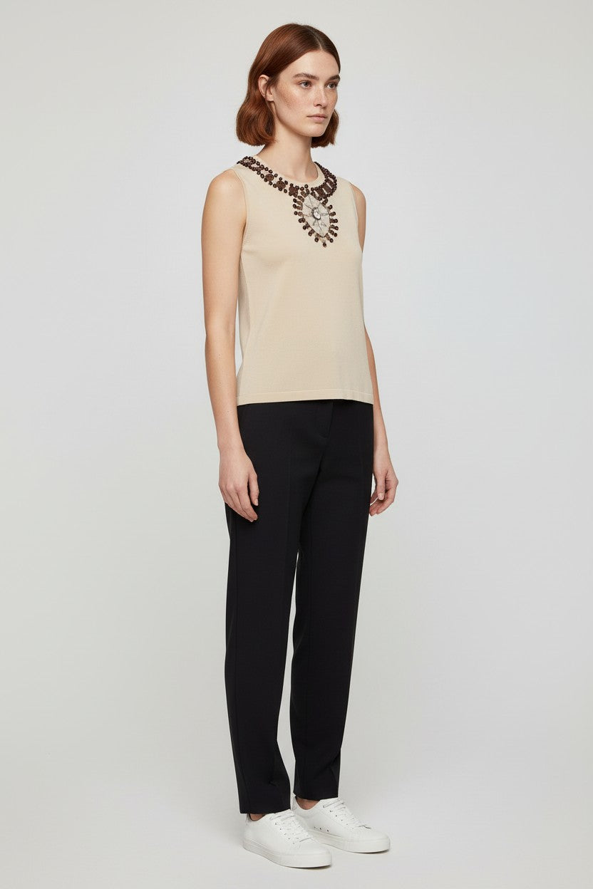Joseph. A Damen Top Beige Größe M