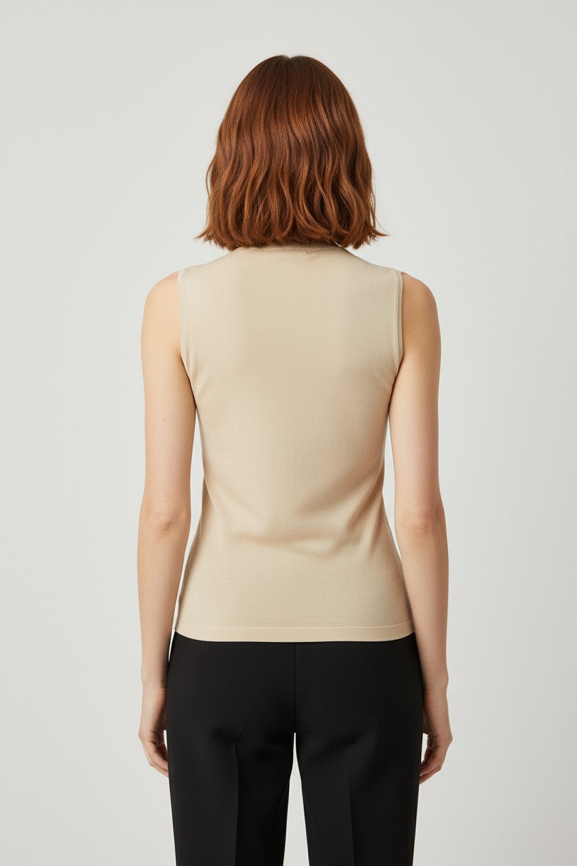Joseph. A Damen Top Beige Größe M