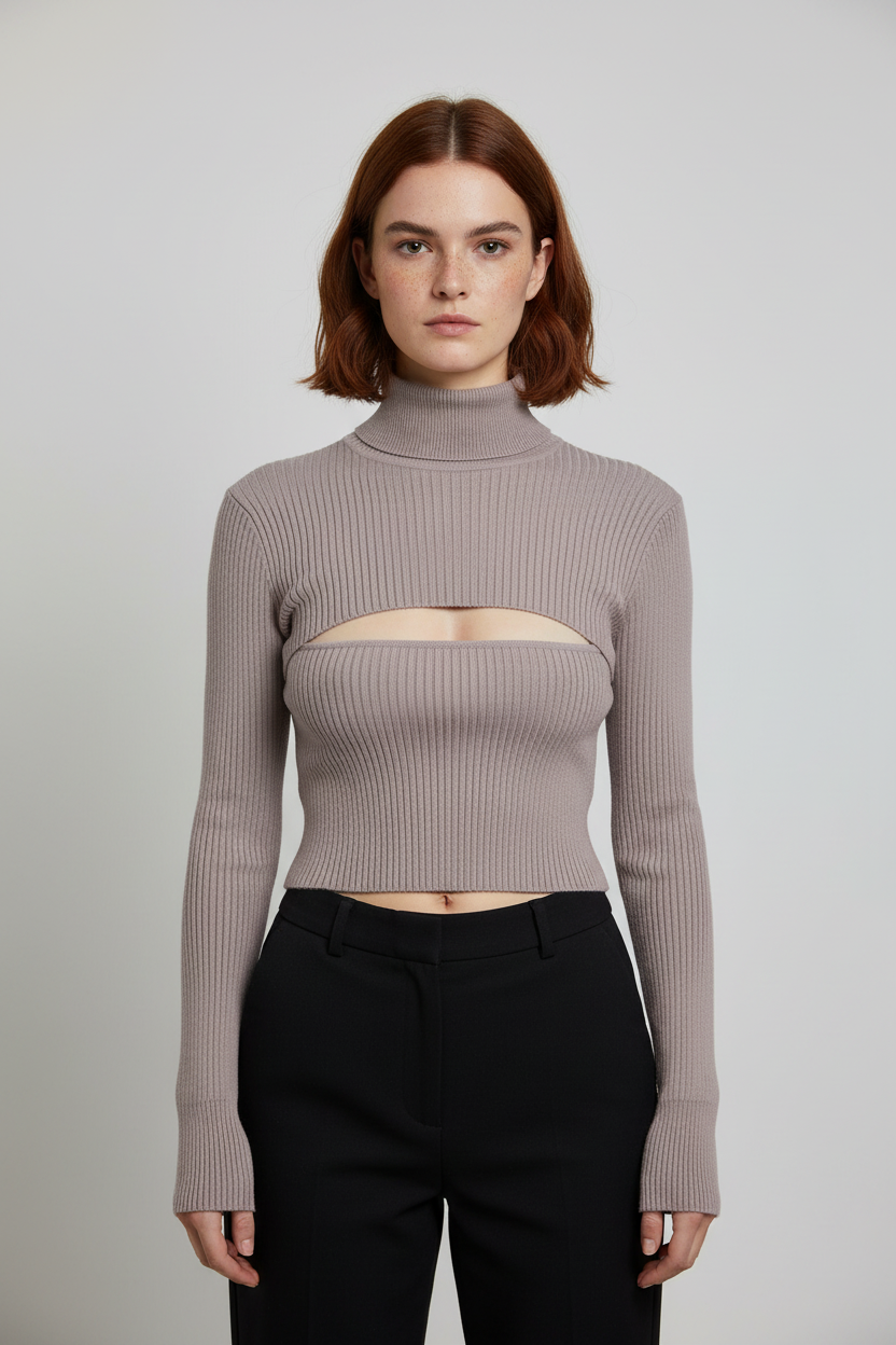 Missguided Damen Top Beige Größe S