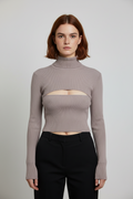 Missguided Damen Top Beige Größe S