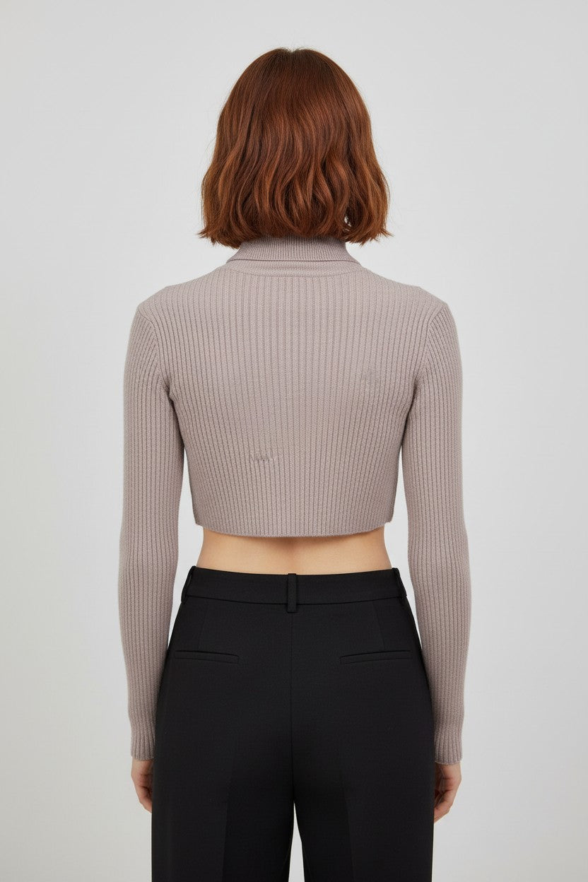 Missguided Damen Top Beige Größe S