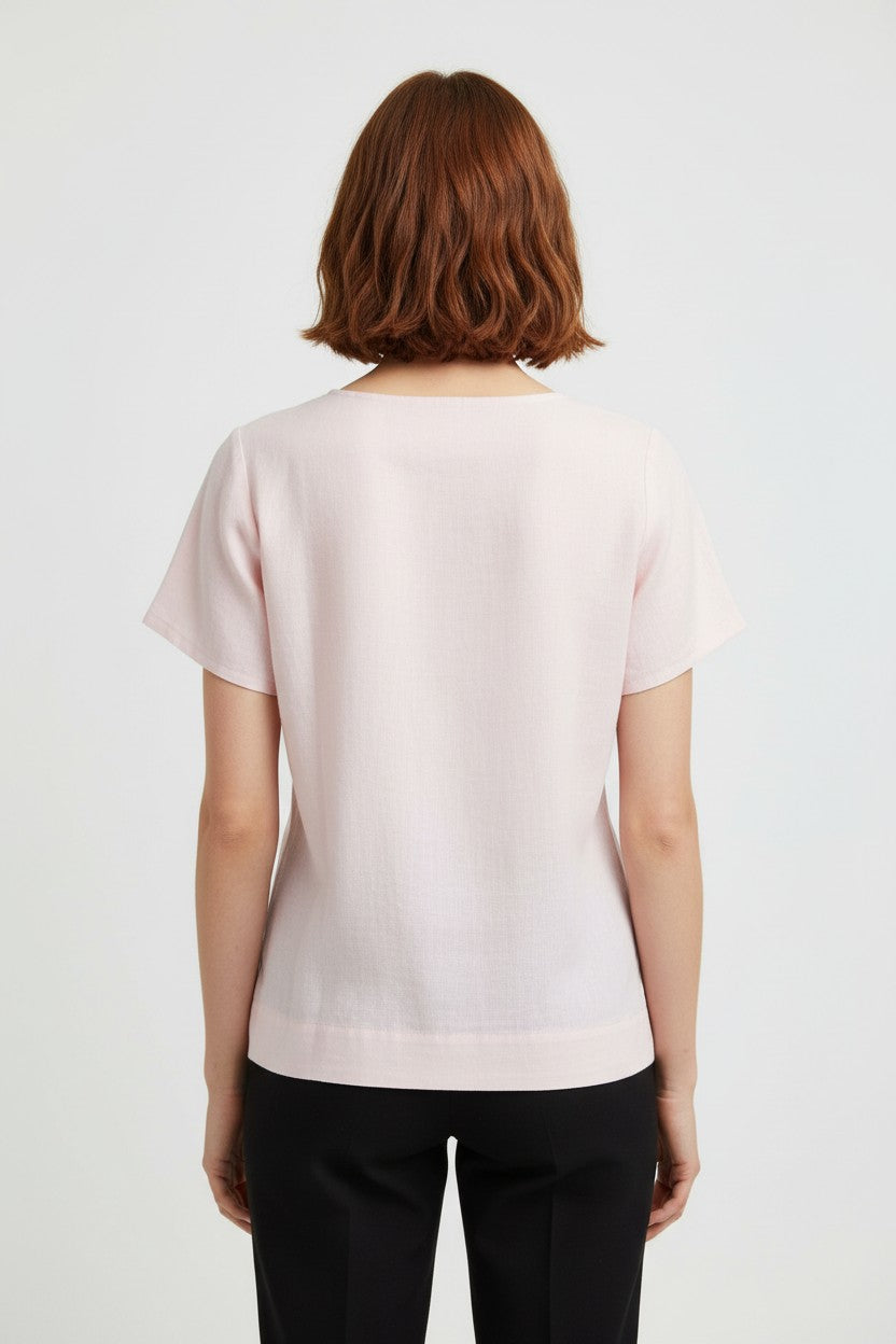 Noa Noa Damen Top Pink Größe L
