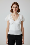 Rihoas Damen Top Weiß Größe M