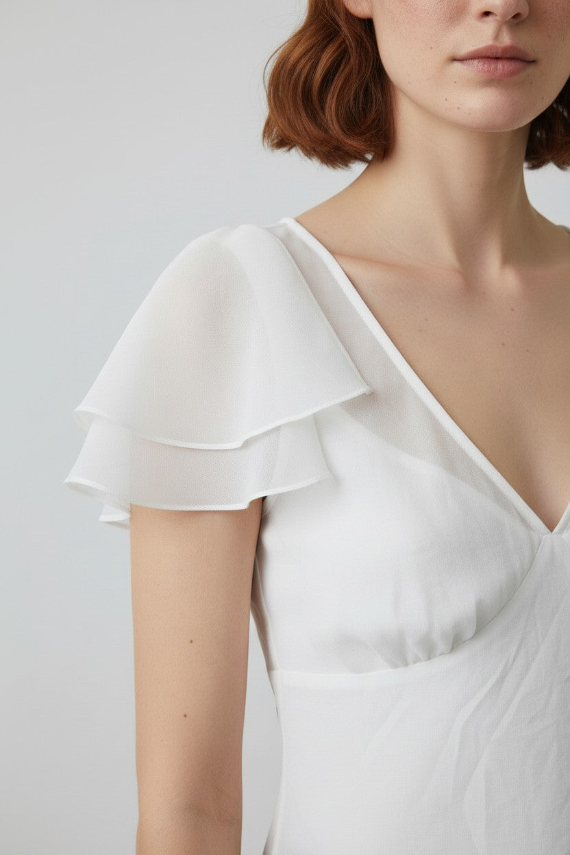 Rihoas Damen Top Weiß Größe M