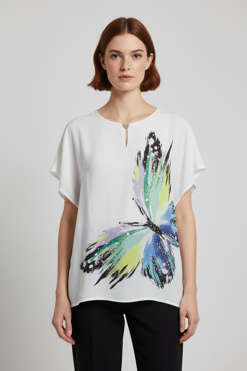 Sisline Damen Top Mehrfarbig Größe L/XL