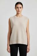 Selected Femme Damen Pullunder Beige Größe XL