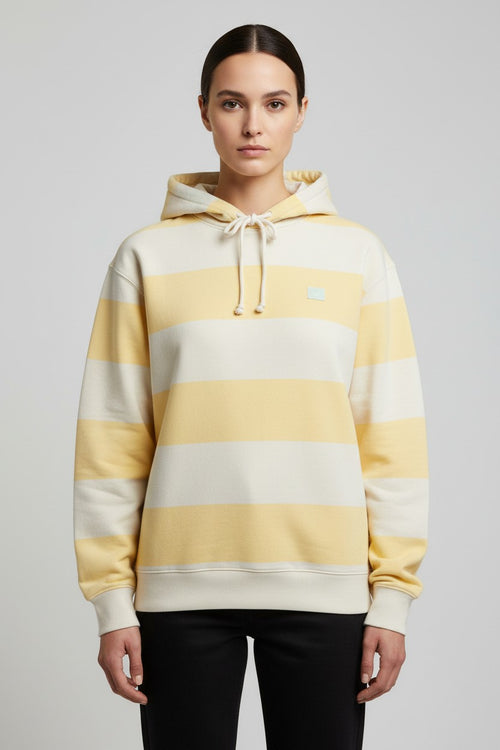Acne Studios Unisex Kapuzenpullover Gelb Beige Größe S