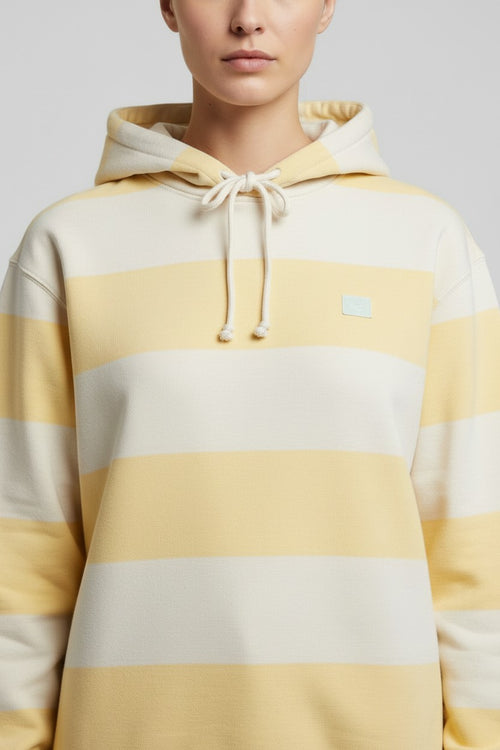 Acne Studios Unisex Kapuzenpullover Gelb Beige Größe S