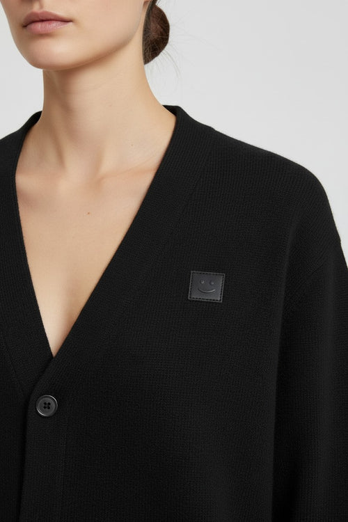 Acne Studios Unisex Strickjacke Schwarz Größe M