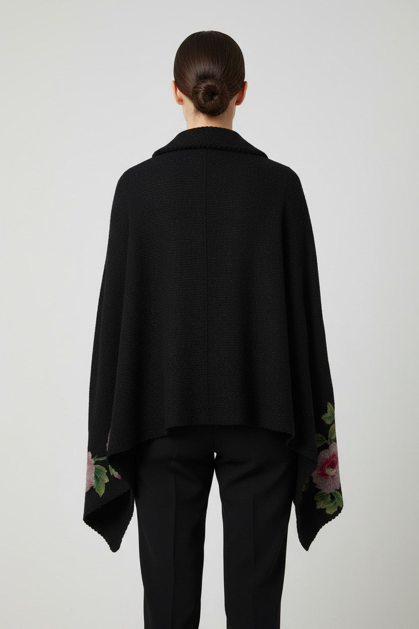 Desigual Damen Rollkragenpullover Schwarz Mehrfarbig Größe XS